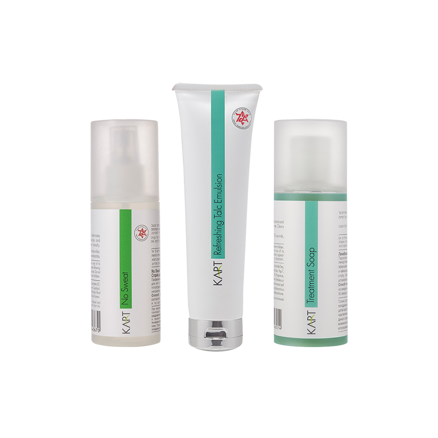 Домашний набор для ухода за стопами c гипергидрозом